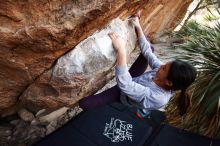 Bouldering in Hueco Tanks on 11/24/2019 with Blue Lizard Climbing and Yoga

Filename: SRM_20191124_1331550.jpg
Aperture: f/4.0
Shutter Speed: 1/250
Body: Canon EOS-1D Mark II
Lens: Canon EF 16-35mm f/2.8 L