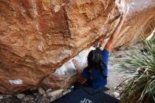 Bouldering in Hueco Tanks on 11/24/2019 with Blue Lizard Climbing and Yoga

Filename: SRM_20191124_1336070.jpg
Aperture: f/4.0
Shutter Speed: 1/250
Body: Canon EOS-1D Mark II
Lens: Canon EF 16-35mm f/2.8 L