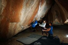 Bouldering in Hueco Tanks on 11/24/2019 with Blue Lizard Climbing and Yoga

Filename: SRM_20191124_1425460.jpg
Aperture: f/8.0
Shutter Speed: 1/250
Body: Canon EOS-1D Mark II
Lens: Canon EF 16-35mm f/2.8 L