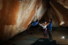 Bouldering in Hueco Tanks on 11/24/2019 with Blue Lizard Climbing and Yoga

Filename: SRM_20191124_1425520.jpg
Aperture: f/8.0
Shutter Speed: 1/250
Body: Canon EOS-1D Mark II
Lens: Canon EF 16-35mm f/2.8 L