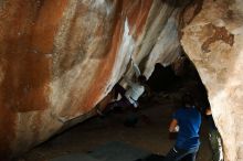 Bouldering in Hueco Tanks on 11/24/2019 with Blue Lizard Climbing and Yoga

Filename: SRM_20191124_1433150.jpg
Aperture: f/8.0
Shutter Speed: 1/250
Body: Canon EOS-1D Mark II
Lens: Canon EF 16-35mm f/2.8 L