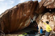 Bouldering in Hueco Tanks on 11/24/2019 with Blue Lizard Climbing and Yoga

Filename: SRM_20191124_1433320.jpg
Aperture: f/8.0
Shutter Speed: 1/250
Body: Canon EOS-1D Mark II
Lens: Canon EF 16-35mm f/2.8 L