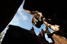 Bouldering in Hueco Tanks on 11/24/2019 with Blue Lizard Climbing and Yoga

Filename: SRM_20191124_1637300.jpg
Aperture: f/18.0
Shutter Speed: 1/250
Body: Canon EOS-1D Mark II
Lens: Canon EF 16-35mm f/2.8 L
