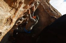 Bouldering in Hueco Tanks on 11/24/2019 with Blue Lizard Climbing and Yoga

Filename: SRM_20191124_1641450.jpg
Aperture: f/7.1
Shutter Speed: 1/400
Body: Canon EOS-1D Mark II
Lens: Canon EF 16-35mm f/2.8 L