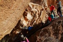 Bouldering in Hueco Tanks on 11/24/2019 with Blue Lizard Climbing and Yoga

Filename: SRM_20191124_1650310.jpg
Aperture: f/9.0
Shutter Speed: 1/400
Body: Canon EOS-1D Mark II
Lens: Canon EF 16-35mm f/2.8 L