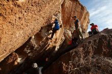 Bouldering in Hueco Tanks on 11/24/2019 with Blue Lizard Climbing and Yoga

Filename: SRM_20191124_1652020.jpg
Aperture: f/8.0
Shutter Speed: 1/400
Body: Canon EOS-1D Mark II
Lens: Canon EF 16-35mm f/2.8 L