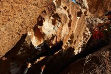 Bouldering in Hueco Tanks on 11/24/2019 with Blue Lizard Climbing and Yoga

Filename: SRM_20191124_1653390.jpg
Aperture: f/10.0
Shutter Speed: 1/400
Body: Canon EOS-1D Mark II
Lens: Canon EF 16-35mm f/2.8 L