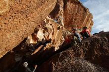 Bouldering in Hueco Tanks on 11/24/2019 with Blue Lizard Climbing and Yoga

Filename: SRM_20191124_1653440.jpg
Aperture: f/9.0
Shutter Speed: 1/400
Body: Canon EOS-1D Mark II
Lens: Canon EF 16-35mm f/2.8 L