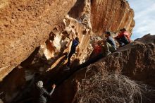 Bouldering in Hueco Tanks on 11/24/2019 with Blue Lizard Climbing and Yoga

Filename: SRM_20191124_1653510.jpg
Aperture: f/8.0
Shutter Speed: 1/400
Body: Canon EOS-1D Mark II
Lens: Canon EF 16-35mm f/2.8 L