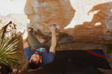 Bouldering in Hueco Tanks on 11/24/2019 with Blue Lizard Climbing and Yoga

Filename: SRM_20191124_1656080.jpg
Aperture: f/4.0
Shutter Speed: 1/320
Body: Canon EOS-1D Mark II
Lens: Canon EF 16-35mm f/2.8 L