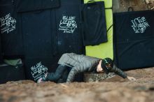 Bouldering in Hueco Tanks on 11/24/2019 with Blue Lizard Climbing and Yoga

Filename: SRM_20191124_1731160.jpg
Aperture: f/3.2
Shutter Speed: 1/250
Body: Canon EOS-1D Mark II
Lens: Canon EF 50mm f/1.8 II