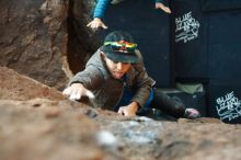 Bouldering in Hueco Tanks on 11/24/2019 with Blue Lizard Climbing and Yoga

Filename: SRM_20191124_1731440.jpg
Aperture: f/2.5
Shutter Speed: 1/250
Body: Canon EOS-1D Mark II
Lens: Canon EF 50mm f/1.8 II