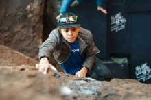 Bouldering in Hueco Tanks on 11/24/2019 with Blue Lizard Climbing and Yoga

Filename: SRM_20191124_1731470.jpg
Aperture: f/2.5
Shutter Speed: 1/250
Body: Canon EOS-1D Mark II
Lens: Canon EF 50mm f/1.8 II