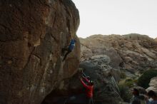 Bouldering in Hueco Tanks on 11/24/2019 with Blue Lizard Climbing and Yoga

Filename: SRM_20191124_1739200.jpg
Aperture: f/7.1
Shutter Speed: 1/200
Body: Canon EOS-1D Mark II
Lens: Canon EF 16-35mm f/2.8 L