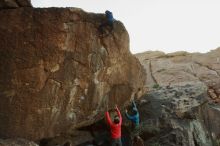 Bouldering in Hueco Tanks on 11/24/2019 with Blue Lizard Climbing and Yoga

Filename: SRM_20191124_1741380.jpg
Aperture: f/5.6
Shutter Speed: 1/200
Body: Canon EOS-1D Mark II
Lens: Canon EF 16-35mm f/2.8 L