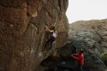 Bouldering in Hueco Tanks on 11/24/2019 with Blue Lizard Climbing and Yoga

Filename: SRM_20191124_1745240.jpg
Aperture: f/5.6
Shutter Speed: 1/200
Body: Canon EOS-1D Mark II
Lens: Canon EF 16-35mm f/2.8 L