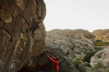 Bouldering in Hueco Tanks on 11/24/2019 with Blue Lizard Climbing and Yoga

Filename: SRM_20191124_1745380.jpg
Aperture: f/5.6
Shutter Speed: 1/200
Body: Canon EOS-1D Mark II
Lens: Canon EF 16-35mm f/2.8 L