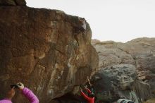 Bouldering in Hueco Tanks on 11/24/2019 with Blue Lizard Climbing and Yoga

Filename: SRM_20191124_1745540.jpg
Aperture: f/5.6
Shutter Speed: 1/200
Body: Canon EOS-1D Mark II
Lens: Canon EF 16-35mm f/2.8 L