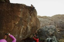 Bouldering in Hueco Tanks on 11/24/2019 with Blue Lizard Climbing and Yoga

Filename: SRM_20191124_1745560.jpg
Aperture: f/5.6
Shutter Speed: 1/200
Body: Canon EOS-1D Mark II
Lens: Canon EF 16-35mm f/2.8 L