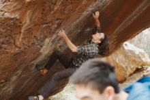 Bouldering in Hueco Tanks on 11/25/2019 with Blue Lizard Climbing and Yoga

Filename: SRM_20191125_1203540.jpg
Aperture: f/2.8
Shutter Speed: 1/250
Body: Canon EOS-1D Mark II
Lens: Canon EF 50mm f/1.8 II