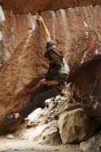 Bouldering in Hueco Tanks on 11/25/2019 with Blue Lizard Climbing and Yoga

Filename: SRM_20191125_1222071.jpg
Aperture: f/5.6
Shutter Speed: 1/250
Body: Canon EOS-1D Mark II
Lens: Canon EF 50mm f/1.8 II