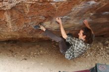 Bouldering in Hueco Tanks on 11/25/2019 with Blue Lizard Climbing and Yoga

Filename: SRM_20191125_1312240.jpg
Aperture: f/3.5
Shutter Speed: 1/320
Body: Canon EOS-1D Mark II
Lens: Canon EF 50mm f/1.8 II