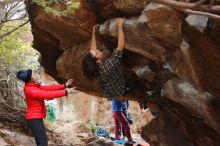 Bouldering in Hueco Tanks on 11/25/2019 with Blue Lizard Climbing and Yoga

Filename: SRM_20191125_1343320.jpg
Aperture: f/4.0
Shutter Speed: 1/320
Body: Canon EOS-1D Mark II
Lens: Canon EF 50mm f/1.8 II