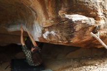 Bouldering in Hueco Tanks on 11/25/2019 with Blue Lizard Climbing and Yoga

Filename: SRM_20191125_1446191.jpg
Aperture: f/3.5
Shutter Speed: 1/250
Body: Canon EOS-1D Mark II
Lens: Canon EF 50mm f/1.8 II