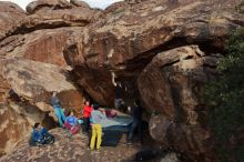 Bouldering in Hueco Tanks on 11/25/2019 with Blue Lizard Climbing and Yoga

Filename: SRM_20191125_1535540.jpg
Aperture: f/7.1
Shutter Speed: 1/320
Body: Canon EOS-1D Mark II
Lens: Canon EF 16-35mm f/2.8 L