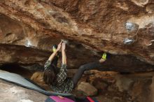 Bouldering in Hueco Tanks on 11/25/2019 with Blue Lizard Climbing and Yoga

Filename: SRM_20191125_1627220.jpg
Aperture: f/3.2
Shutter Speed: 1/320
Body: Canon EOS-1D Mark II
Lens: Canon EF 50mm f/1.8 II