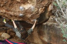 Bouldering in Hueco Tanks on 11/25/2019 with Blue Lizard Climbing and Yoga

Filename: SRM_20191125_1630120.jpg
Aperture: f/3.2
Shutter Speed: 1/320
Body: Canon EOS-1D Mark II
Lens: Canon EF 50mm f/1.8 II