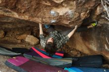 Bouldering in Hueco Tanks on 11/25/2019 with Blue Lizard Climbing and Yoga

Filename: SRM_20191125_1638400.jpg
Aperture: f/3.5
Shutter Speed: 1/320
Body: Canon EOS-1D Mark II
Lens: Canon EF 50mm f/1.8 II