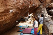 Bouldering in Hueco Tanks on 11/25/2019 with Blue Lizard Climbing and Yoga

Filename: SRM_20191125_1134280.jpg
Aperture: f/5.6
Shutter Speed: 1/250
Body: Canon EOS-1D Mark II
Lens: Canon EF 16-35mm f/2.8 L