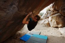 Bouldering in Hueco Tanks on 11/25/2019 with Blue Lizard Climbing and Yoga

Filename: SRM_20191125_1134550.jpg
Aperture: f/5.6
Shutter Speed: 1/250
Body: Canon EOS-1D Mark II
Lens: Canon EF 16-35mm f/2.8 L