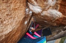 Bouldering in Hueco Tanks on 11/25/2019 with Blue Lizard Climbing and Yoga

Filename: SRM_20191125_1151230.jpg
Aperture: f/4.0
Shutter Speed: 1/250
Body: Canon EOS-1D Mark II
Lens: Canon EF 16-35mm f/2.8 L
