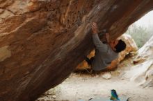 Bouldering in Hueco Tanks on 11/25/2019 with Blue Lizard Climbing and Yoga

Filename: SRM_20191125_1205160.jpg
Aperture: f/3.2
Shutter Speed: 1/250
Body: Canon EOS-1D Mark II
Lens: Canon EF 50mm f/1.8 II