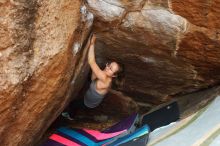 Bouldering in Hueco Tanks on 11/25/2019 with Blue Lizard Climbing and Yoga

Filename: SRM_20191125_1208020.jpg
Aperture: f/4.0
Shutter Speed: 1/250
Body: Canon EOS-1D Mark II
Lens: Canon EF 50mm f/1.8 II