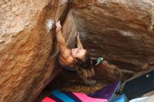 Bouldering in Hueco Tanks on 11/25/2019 with Blue Lizard Climbing and Yoga

Filename: SRM_20191125_1214320.jpg
Aperture: f/3.2
Shutter Speed: 1/250
Body: Canon EOS-1D Mark II
Lens: Canon EF 50mm f/1.8 II