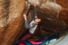 Bouldering in Hueco Tanks on 11/25/2019 with Blue Lizard Climbing and Yoga

Filename: SRM_20191125_1216151.jpg
Aperture: f/4.5
Shutter Speed: 1/250
Body: Canon EOS-1D Mark II
Lens: Canon EF 50mm f/1.8 II