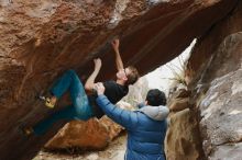 Bouldering in Hueco Tanks on 11/25/2019 with Blue Lizard Climbing and Yoga

Filename: SRM_20191125_1224070.jpg
Aperture: f/4.5
Shutter Speed: 1/250
Body: Canon EOS-1D Mark II
Lens: Canon EF 50mm f/1.8 II