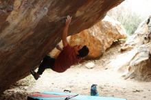 Bouldering in Hueco Tanks on 11/25/2019 with Blue Lizard Climbing and Yoga

Filename: SRM_20191125_1226360.jpg
Aperture: f/4.0
Shutter Speed: 1/250
Body: Canon EOS-1D Mark II
Lens: Canon EF 50mm f/1.8 II