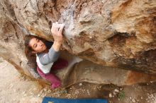 Bouldering in Hueco Tanks on 11/25/2019 with Blue Lizard Climbing and Yoga

Filename: SRM_20191125_1228530.jpg
Aperture: f/6.3
Shutter Speed: 1/250
Body: Canon EOS-1D Mark II
Lens: Canon EF 16-35mm f/2.8 L