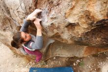 Bouldering in Hueco Tanks on 11/25/2019 with Blue Lizard Climbing and Yoga

Filename: SRM_20191125_1228550.jpg
Aperture: f/5.6
Shutter Speed: 1/250
Body: Canon EOS-1D Mark II
Lens: Canon EF 16-35mm f/2.8 L