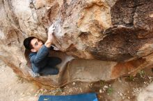 Bouldering in Hueco Tanks on 11/25/2019 with Blue Lizard Climbing and Yoga

Filename: SRM_20191125_1235120.jpg
Aperture: f/5.6
Shutter Speed: 1/250
Body: Canon EOS-1D Mark II
Lens: Canon EF 16-35mm f/2.8 L