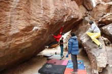 Bouldering in Hueco Tanks on 11/25/2019 with Blue Lizard Climbing and Yoga

Filename: SRM_20191125_1244470.jpg
Aperture: f/5.6
Shutter Speed: 1/250
Body: Canon EOS-1D Mark II
Lens: Canon EF 16-35mm f/2.8 L