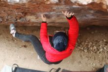 Bouldering in Hueco Tanks on 11/25/2019 with Blue Lizard Climbing and Yoga

Filename: SRM_20191125_1253270.jpg
Aperture: f/4.5
Shutter Speed: 1/250
Body: Canon EOS-1D Mark II
Lens: Canon EF 50mm f/1.8 II