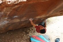 Bouldering in Hueco Tanks on 11/25/2019 with Blue Lizard Climbing and Yoga

Filename: SRM_20191125_1258150.jpg
Aperture: f/5.0
Shutter Speed: 1/250
Body: Canon EOS-1D Mark II
Lens: Canon EF 50mm f/1.8 II