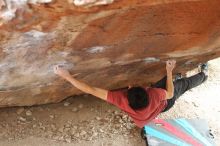 Bouldering in Hueco Tanks on 11/25/2019 with Blue Lizard Climbing and Yoga

Filename: SRM_20191125_1258230.jpg
Aperture: f/3.5
Shutter Speed: 1/320
Body: Canon EOS-1D Mark II
Lens: Canon EF 50mm f/1.8 II