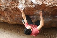 Bouldering in Hueco Tanks on 11/25/2019 with Blue Lizard Climbing and Yoga

Filename: SRM_20191125_1258411.jpg
Aperture: f/5.0
Shutter Speed: 1/320
Body: Canon EOS-1D Mark II
Lens: Canon EF 50mm f/1.8 II