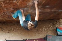 Bouldering in Hueco Tanks on 11/25/2019 with Blue Lizard Climbing and Yoga

Filename: SRM_20191125_1304200.jpg
Aperture: f/4.0
Shutter Speed: 1/320
Body: Canon EOS-1D Mark II
Lens: Canon EF 50mm f/1.8 II